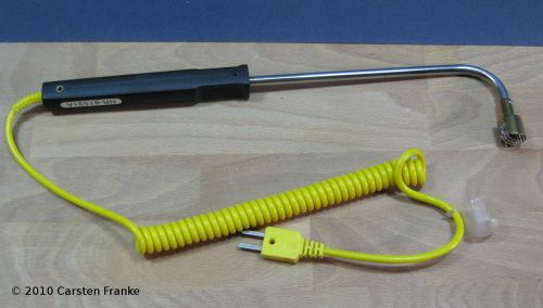 K-Type Surface Thermocouple Probe Temperature Angled 932F f. Digital Thermometer