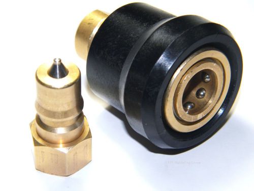 Carpet cleaning  1/4&#034; m/f quick disconnect w/heat shield for wands and hoses for sale