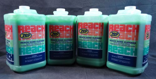 Zep reach hand cleanser 1 gallon reference: 092524 - lot of 4 - brand new! for sale
