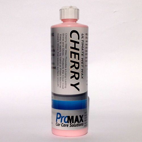 16 oz . Ultimate Detailing Cherry Wet Wax  - Promax Car Care Solutions