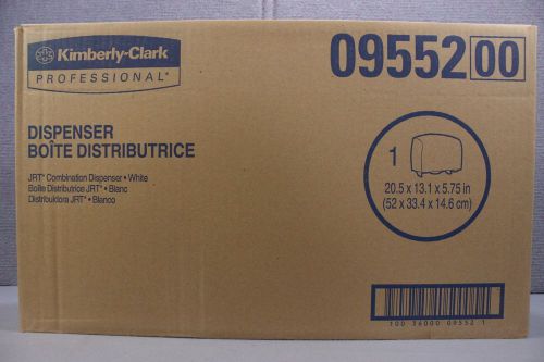 Kimberly Clark Professional White JRT Combination Dispenser - 20.5x13.1x5.75in