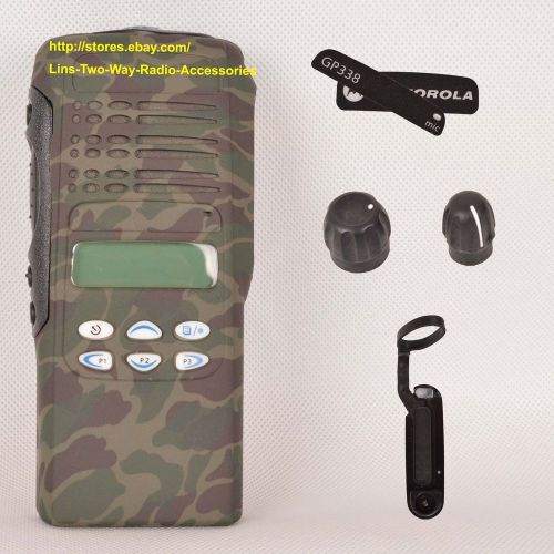 Camouflage motorola gp338 housing (limited keypad+lcd+ribbon cable+speaker+mic) for sale