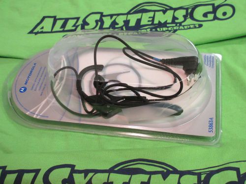 Motorola - 53863a - radio earpiece with microphone - open box for sale