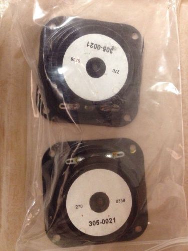 2 Zetron Speakers, model 305-0021 for Zetron 4116 Dispatch Console: 4ohm, 3&#034; dia