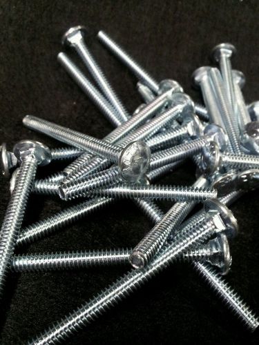 10-24 x 2-1/4&#034; carriage bolt steel zinc plated (500 / box) for sale