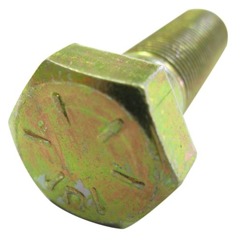 Nucor 1/4-28x1 1/2 Grade 8 Hex Bolt / Cap Screw - USA UNF Yellow Zinc, Pk 100