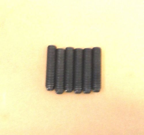 7/16&#034;14x2&#034; Socket Set Screw UNC Black, Pk 6