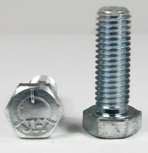 Hex cap screws 1/4-20 x 3/8&#034; grade 5 zinc full thread qty 4000 for sale