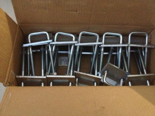 (#4829) unistrut beam clamp with u-bolt box of 25 fits 3 1/4&#034; p2786 for sale