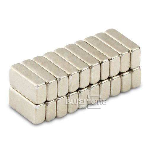 20Pcs N50 Neodymium Mini Strong Cuboid Block Magnets 10 x 5 x 3mm Rare Earth