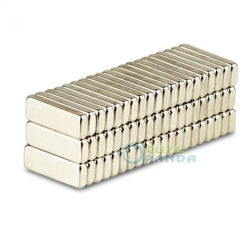 50pcs N35 Strong Block Cuboid Magnets 12mm x 4mm x 2mm Rare Earth Neodymium