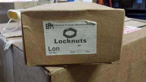 Conduit Lock Rings  2&#034;inch New ships within 24 hrs