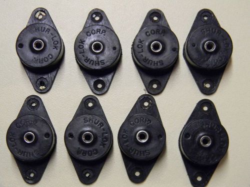 Aircraft instrument panel rubber shock mounts, &#034;shur-lok&#034; set of 8, 8-32 thread for sale
