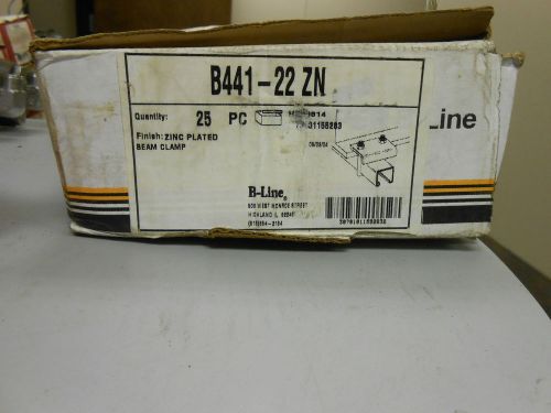 B-line u-bolt beam clamp b441-22 zn 25/box for sale