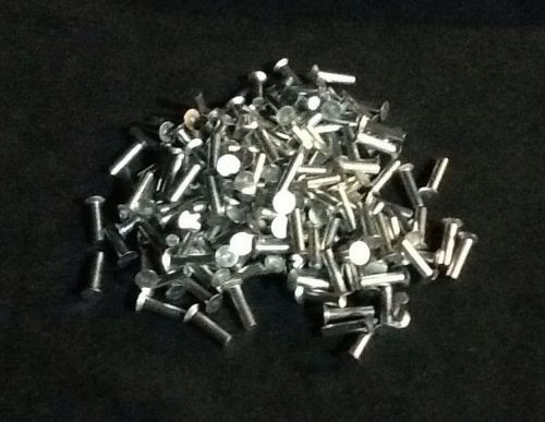 1/8&#034;x1/2&#034; flat head aluminum rivets for sale