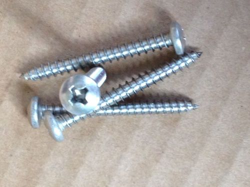 Sheet metal screw pan head phillips stainless #8 x 1-1/2&#034;  3 lb/450 screws apx for sale