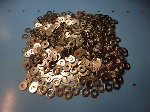 Free Ship, 1000 Count Lot, 5/16&#034; Inside Diameter 18-8 Stainless Flat Washers