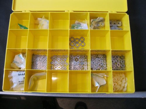 STAINLESS STEEL WASHER  ASSORTMENT IN NICE BOX (I8)