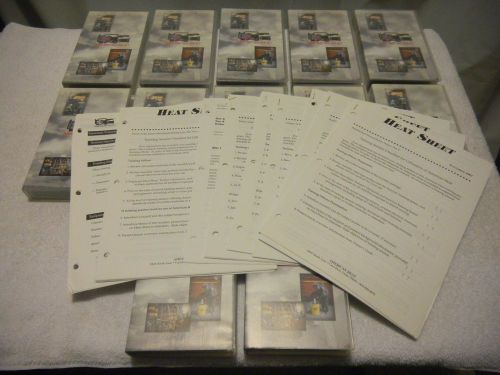 Rare 1997 fetn american heat firefighter training vhs tapes x12/set w/books scba for sale