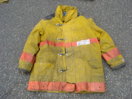 48x35 big jacket coat firefighter bunker fire gear lion ....j292 for sale