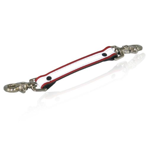Boston leather 5425r anti-sway strap, red, silver hardware, **new** for sale