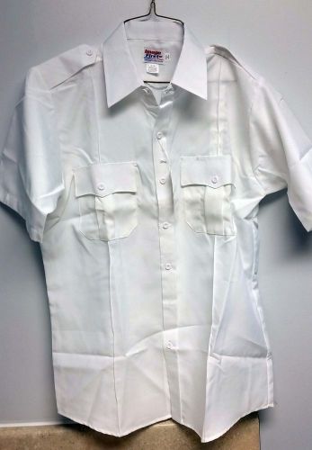 Uniform shirt image first white short sleeve  16 16.5 * free shipping * for sale