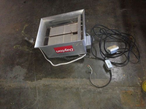 Infrared lp gas heater by dayton model 3e461c excellent condition total of two for sale