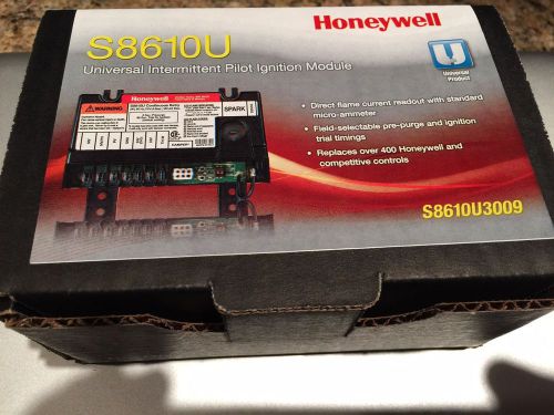 Honeywell S8610U3009 Inter. Pilot Gas Ignition Module Brand New With Warranty