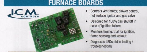 HVAC Part-&#034;ICM&#034; Furnace Board/ICM284/York Replacement-NEW