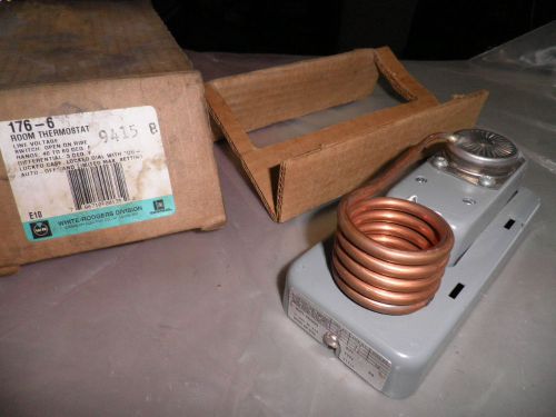 White rodgers 176-6 room thermostat 1766 *new* for sale