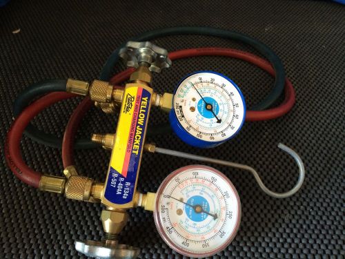 Yellow jacket manifold gauge set for sale