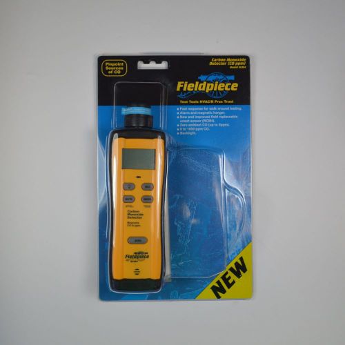 Fieldpiece scm4 carbon monoxide detector (co) 0 to 1000 ppm - new! for sale