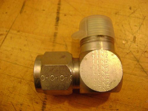 Lenz 5/8&#034; tube x 3/4&#034; npt male elbow fitting  400-10-12 for sale