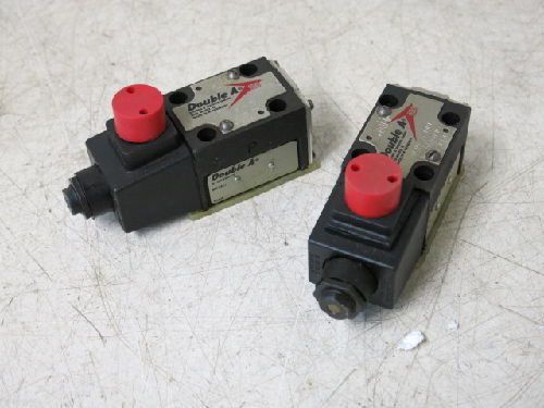2 brown &amp; sharpe qj-005-c-10b1 double a hydraulic solenoid valve for sale