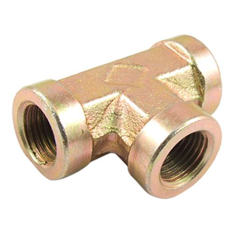 15/32&#034; female thread 3 ways water air fuel pipe equal tee connector t fitting for sale