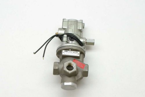 New parker n3554304553p 120v-ac 1/2 in npt 3-way solenoid valve d407368 for sale