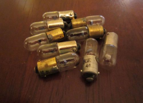 Lot Of 9 Generic No. 44 Miniature Lamps Light Bulbs