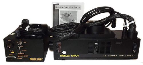Melles Griot 643-YB-A01 Argon Ion Laser 35-LTL-835-208 Power Supply / Warranty