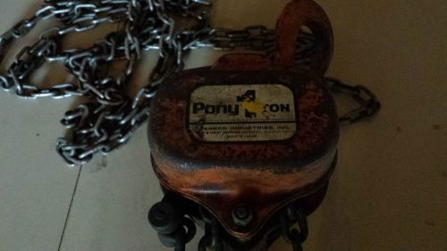 Pony 1 ton chain hoist by dresser for sale