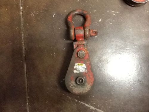 Johnson 4 Ton Snatch Block. For 3/8&#034;- 1/2&#034; Wire Rope.
