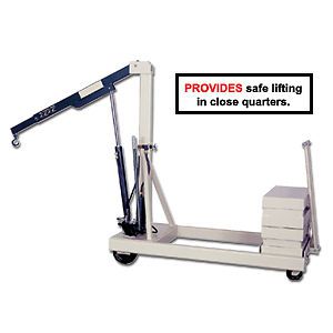 Counterweight crane, 600-1000lbs hb-1000cw for sale