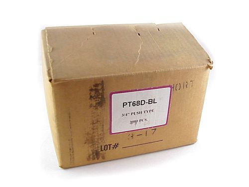 box of 3000 PAC PT68-BL 3/4&#034; Push Type Strapping Seals Full Overlap PT Type NOS