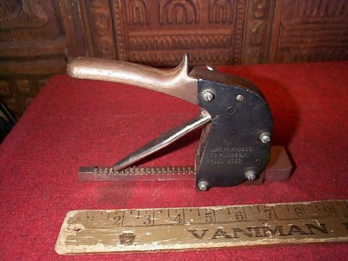 Vintage acme interlake strapping banding machine pistol grip bander tool m 1902d for sale