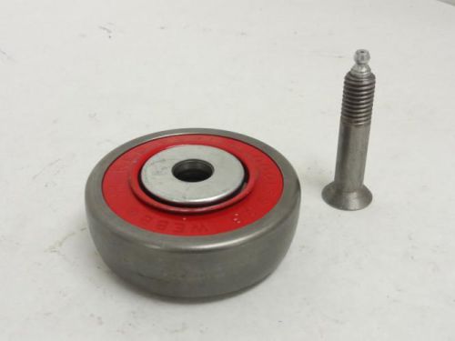 145681 new-no box, webb _00015908 red seal trolley wheel 3-1/4&#034; od 1/2&#034; id for sale
