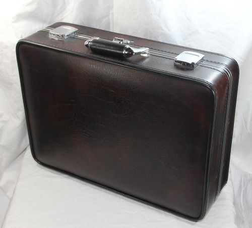 PLATT Brand Brown Tool Carrying Case, Hardcase WITH Combination Lock 18 x 14 x 6