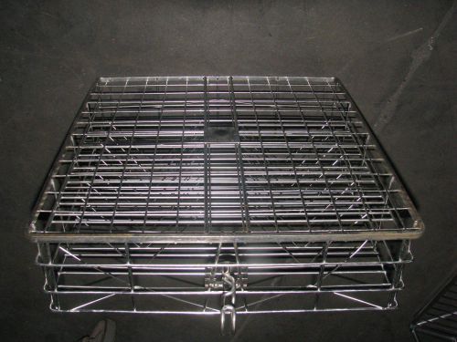 8-STAINLESS STEEL WIRE RACK/BASKETS  MANY USES