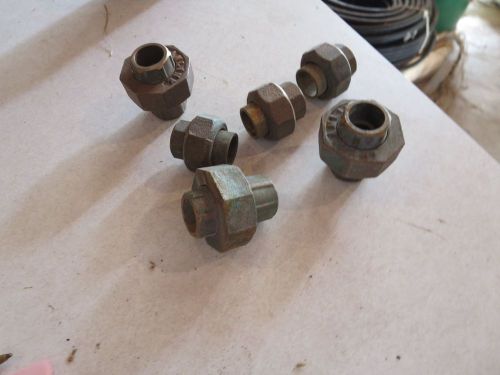 1/2&#034; brass unions sweat fittings lot of 5 for sale