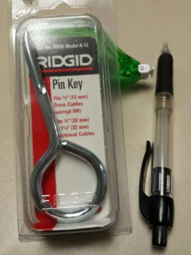 RIDGID, A-12 Coupling Pin Key 59225  1/2 drum cable, new