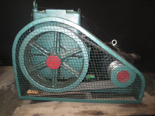 Double stage rotary vane vacuum pump 2x-70 motor copper 70 l/s 5.5 kw great cond for sale