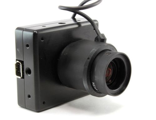 Point Grey DragonFly2 DR2-HICOL Firewire IEEE-1394 Auto Iris Lens Digital Camera